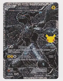 Pokemon TCG Zekrom 114/114 25th Anniversary Classic Collection Full Art LP-NM - Image 1