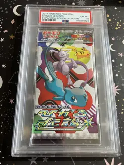 2017 Nintendo Pokemon Shining Legends Japanese Foil / Booster Pack PSA 10 - Image 1