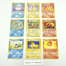 Jolteon Vaporeon Flareon 9-Set Dark Light Jungle Neo 4 Destiny Japanese Pokemon - Image 1