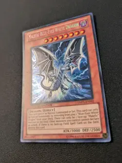 Malefic Blue-Eyes White Dragon YMP1-EN002 Secret Rare Limited Edition LP - Image 2