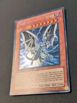 Malefic Blue-Eyes White Dragon YMP1-EN002 Secret Rare Limited Edition LP - Image 4
