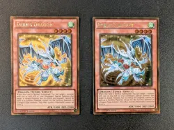 Debris Dragon PGL2-EN031 Gold Rare 1st Edition 2x Set LP - Image 1