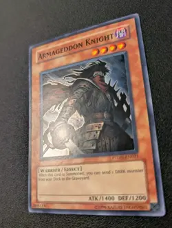 Armageddon Knight PTDN-EN021 Super Rare Unlimited Edition LP - Image 2