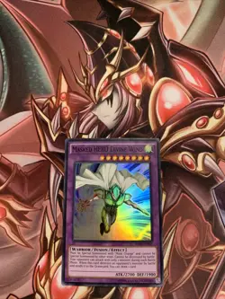 YuGiOh! Masked HERO Divine Wind (SDHS-EN043) Super Rare (NEAR MINT) - Image 1