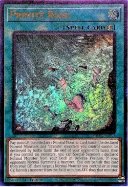 Yugioh - Primite Roar - MP25-EN252 - Ultra Rare - NM/M - Image 1