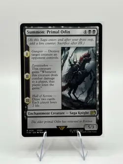 Summon: Primal Odin - Final Fantasy (FIN) - MTG Regular Card #121 - Rare - Image 3