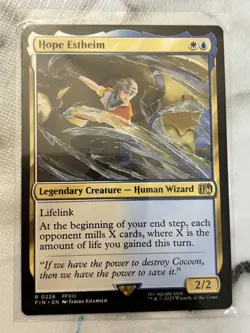 R 0226 Hope Estheim NM Rare FFXIII Final Fantasy MTG Card FIN Human Wizard - Image 1