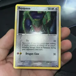 Pokemon TCG Rayquaza Holo Rare Card 3/17 Pop Series 1 Promos Lp - Image 1