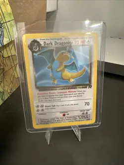 Pokemon Dark Dragonite TCG Card 22/82 Non-Holo LP Wizards of The Coast 1999 - Image 2