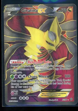 Pokemon XY Ancient Origins Giratina EX Full Art Holo Card 93/98 LP Condition - Image 1