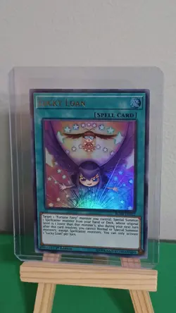 2019 Yugioh Lucky Loan Spell Card BLHR-EN022 Ultra Rare BL Hero's Revenge - Image 5