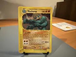 Pokemon TCG Machamp Holo Rare Card 16/165 Expedition Base Set - Image 2
