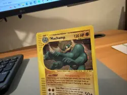 Pokemon TCG Machamp Holo Rare Card 16/165 Expedition Base Set - Image 4