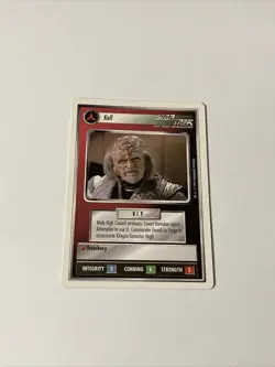 Star Trek CCG Personnel Klingon Kell Uncommon Card - Image 1