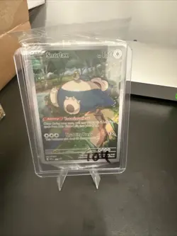 Pokemon TCG Snorlax SVP051 Promo Card Sealed, Near Mint Condition - Image 1