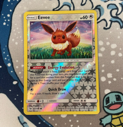 Eevee 101/149 Reverse Holo Sun & Moon Base Set Pokemon Card 2017 LP/NM - Image 1