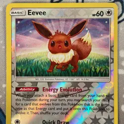 Eevee 101/149 Reverse Holo Sun & Moon Base Set Pokemon Card 2017 LP/NM - Image 2