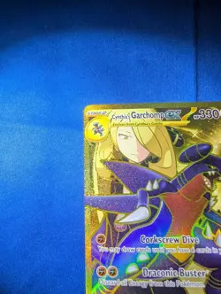 Pokemon TCG Destined Rivals Cynthia's Garchomp EX 241/182 Secret Rare Card - Image 3