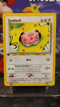 SNUBBULL Neo Revelation POKEMON Non-Holo 1st Edition 2000 Trading Card 55/64 - Image 1