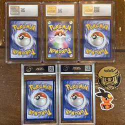Pokemon Tcg Graded Card Lot Of 5 Ags/CGC Slabs all good condition includes a 10! - Image 2