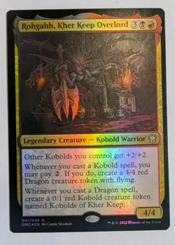 Rohgahh, Kher Keep Overlord Commander: Dominaria United Foil - MTG RARE - Image 1