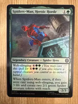 Spiders-Man, Heroic Horde - Foil - SPM - MTG - EN - NM - 0117 - Image 1