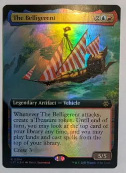 The Belligerent (Extended Art) The Lost Caverns of Ixalan Foil - MTG RARE - Image 1