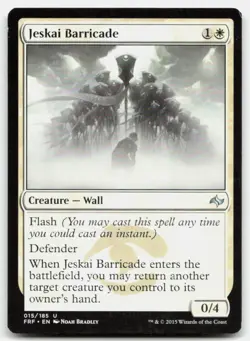 MTG Jeskai Barricade U Fate Reforged 15 LP - Image 1