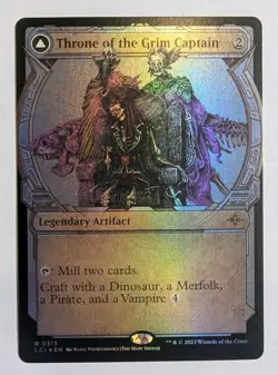 Throne of the Grim Captain (Showcase) The Lost Caverns of Ixalan Foil - MTG RARE - Image 1