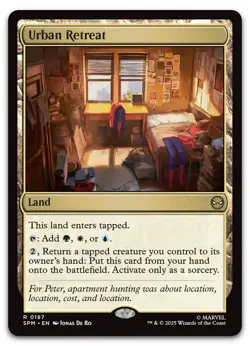 Urban Retreat #187 (NM) Spider-Man SPM Magic MTG - Image 1