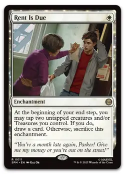 Rent Is Due #11 (NM) Spider-Man SPM Magic MTG - Image 1