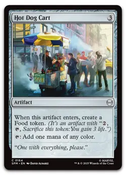 Hot Dog Cart #164 (NM) Spider-Man SPM Magic MTG - Image 1