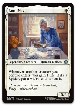 Aunt May #3 (NM) Spider-Man SPM Magic MTG - Image 1