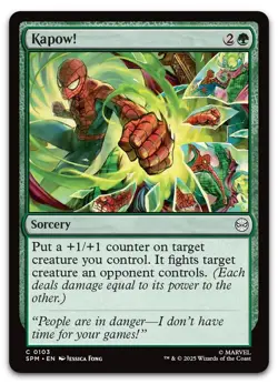 Kapow! #103 (NM) Spider-Man SPM Magic MTG - Image 1
