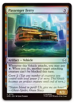 Passenger Ferry #170 (Foil) (NM) Spider-Man SPM Magic MTG - Image 1