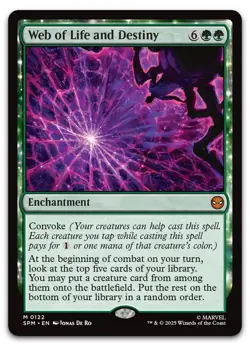 Web of Life and Destiny #122 (NM) Spider-Man SPM Magic MTG - Image 1