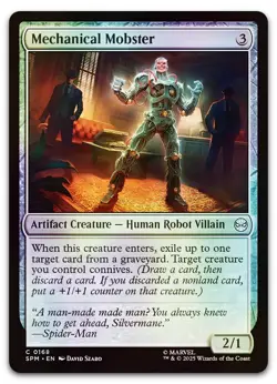 Mechanical Mobster #168 (Foil) (NM) Spider-Man SPM Magic MTG - Image 1