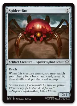 Spider-Bot #173 (NM) Spider-Man SPM Magic MTG - Image 1