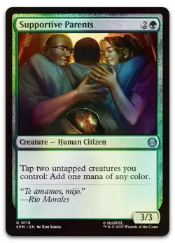 Supportive Parents #119 (Foil) (NM) Spider-Man SPM Magic MTG - Image 1