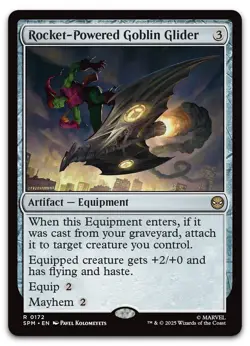 Rocket-Powered Goblin Glider #172 (NM) Spider-Man SPM Magic MTG - Image 1