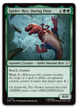 Spider-Rex, Daring Dino #116 (NM) Spider-Man SPM Magic MTG - Image 1