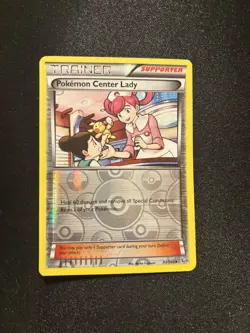 Pokemon Center Lady Uncommon XY - Flashfire 93/106 NM - Image 1