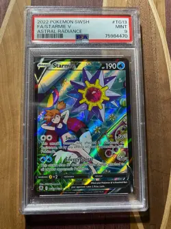 PSA 9 STARMIE V TG13/TG30 2022 POKEMON SWSH ASTRAL RADIANCE - Image 1