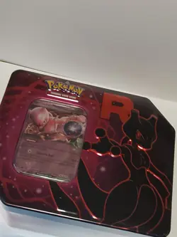 Pokemon TCG Destined Rivals Team Rocket Tin Mewtwo EX BRAND NEW SEALED IN HAND! - Image 1