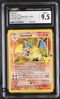 Pokemon Celebrations Charizard 4/102 holo CGC 9.5 - Image 1