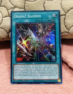 Yugioh! DoomZ Raiders DOOD-EN057 SUPER Doom of Dimensions PREORDER - Image 1