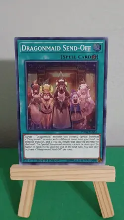 2019 Yugioh Dragonmaid Send-Off Spell Card CHIM-ENSE3 Super Rare Chaos Impact - Image 4