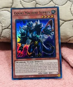 Yugioh Gouki Machine Suprex DOOD-EN006 1st Edition Super Rare NM In Hand - Image 1