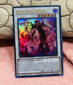 Yugioh! Rage Rose Witch DOOD-EN040 ULTRA RARE DOOM OF DIMENSIONS PREORDER - Image 1
