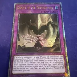 Yugioh Songs Of The Dominators ALIN-EN078 1st Ed Quarter Century Secret Rare NM - Image 1